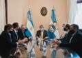 El vicegobernador Gattoni recibió a autoridades de El Pachón