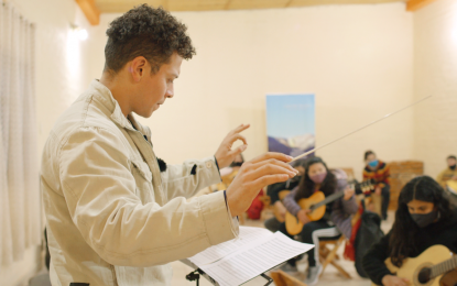 BARREAL CALINGASTA: La Escuela de Coro y Orquesta de Música Popular, despidió el año 2021