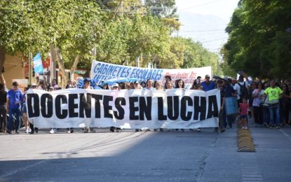 Docentes autoconvocados San Juan: noveno día de huelga y movilización