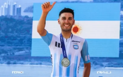 ¡Histórico! Nicolás Tivani, subcampeón panamericano de ciclismo en ruta